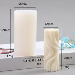 Wave Twisted Candle Mould