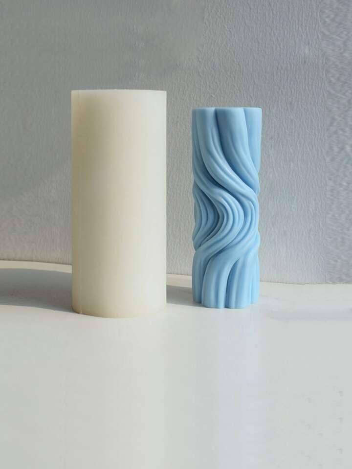 Wave Twisted Candle Mould