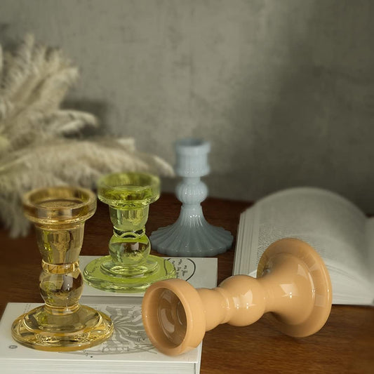 Silicone Candle Holder Round Solid Base Mould