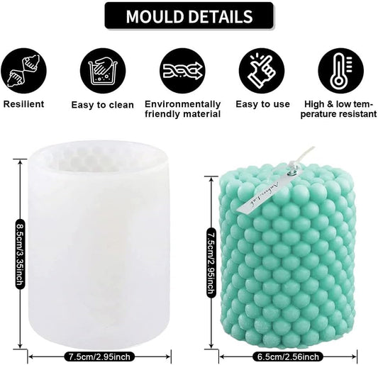 Bubble Pillar Candle Mold