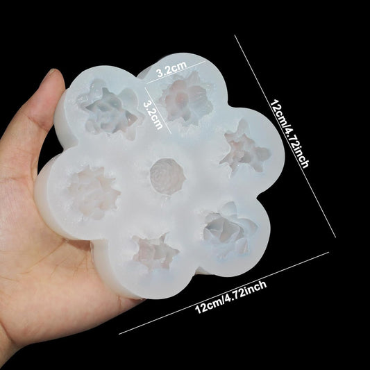 Succulent Plants Mould Multi Cavity
