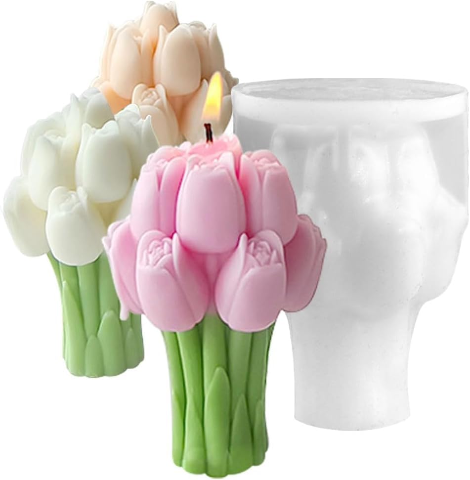 Tulips Candle Mould