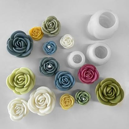 Rose Flower Silicone Candle Mold