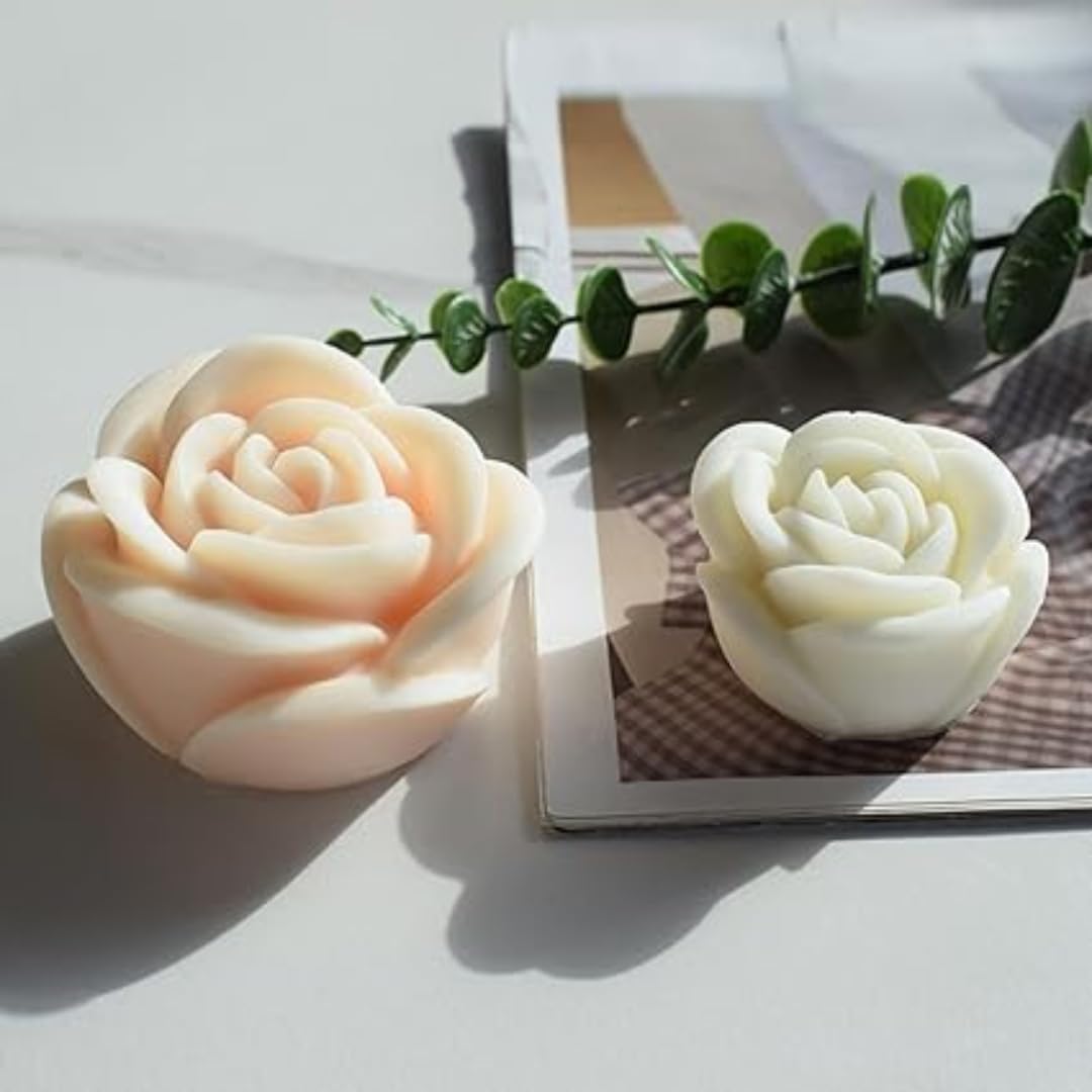 Rose Flower Silicone Candle Mold