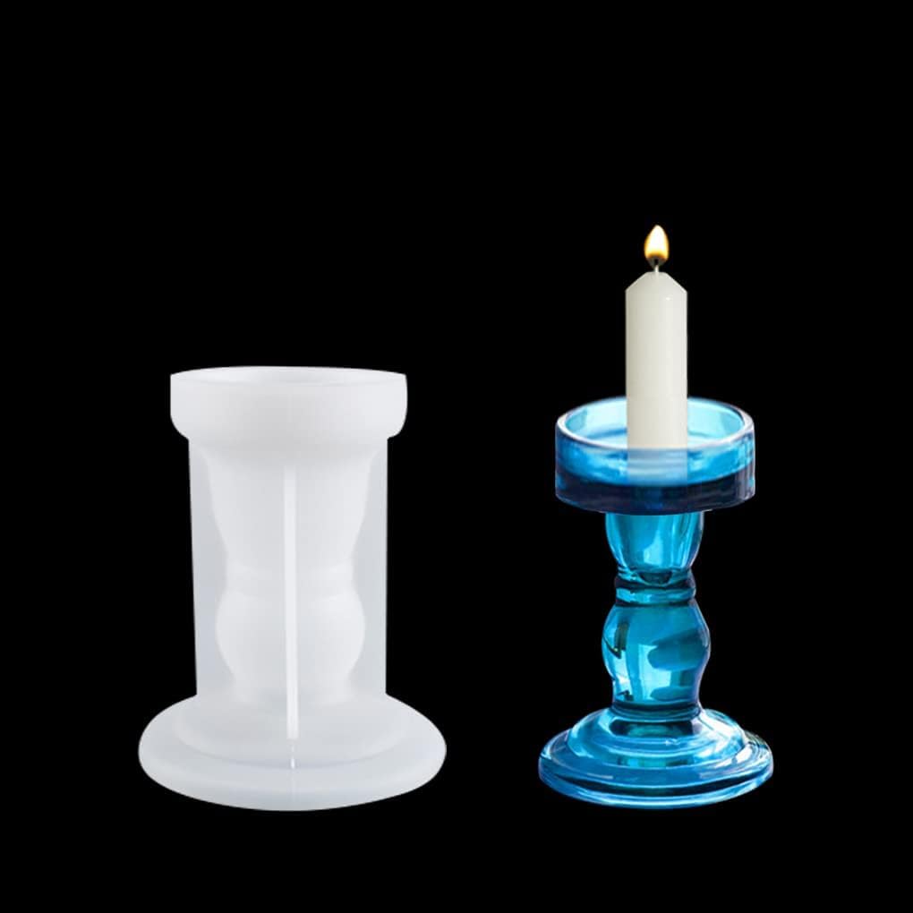 Silicone Candle Holder Round Solid Base Mould