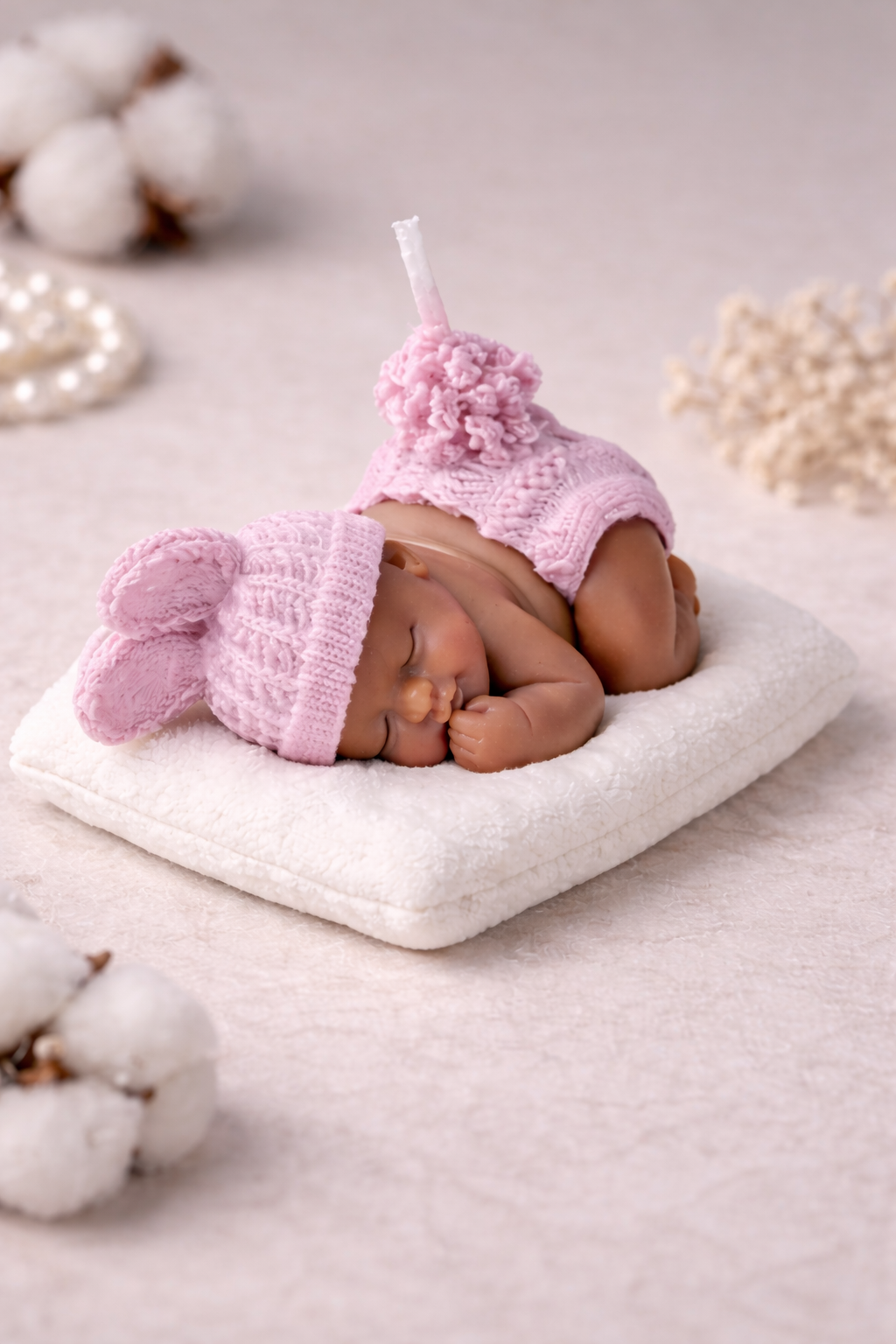 Newborn Baby Candle by Candleroma additional baby shower candle image