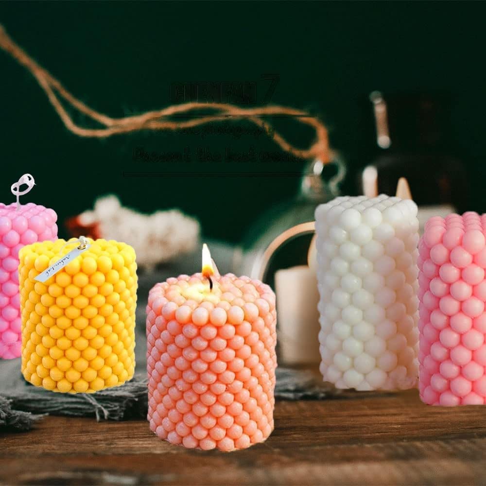 Bubble Pillar Candle Mold