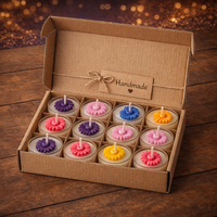 Candleroma Daisy Bloom tealight candle for festive gifting and table décor
