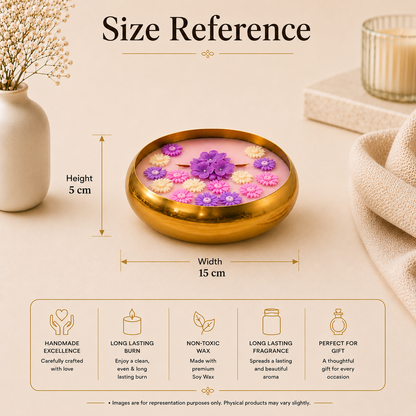 Lavender Blossom Urli Candle
