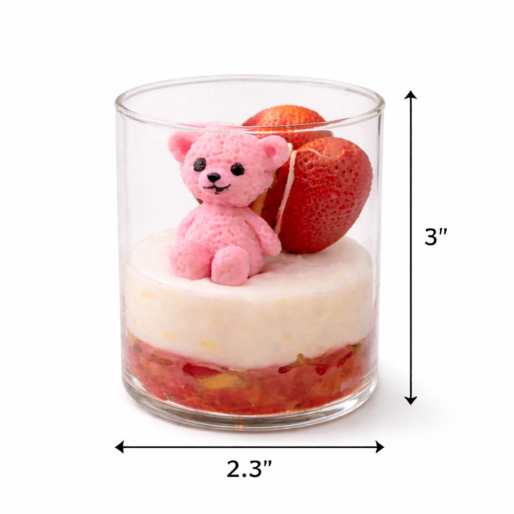 Candleroma Sweetheart Teddy Jar Candle for romantic table styling