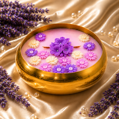 Lavender Blossom Urli Candle