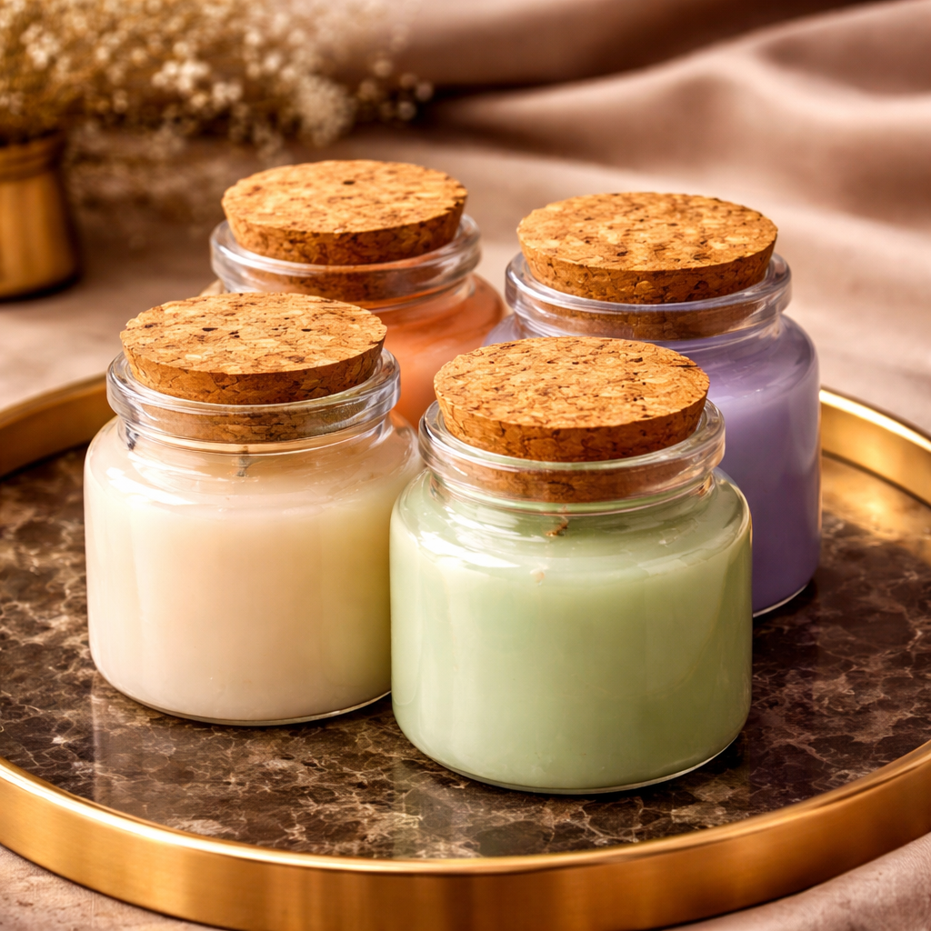 Aromatic Votive Candle Set of 4 by Candleroma handmade scented jar candles