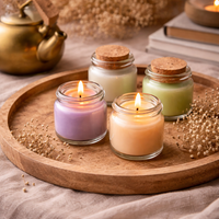 Handmade scented votive candle set by Candleroma for luxury ambience