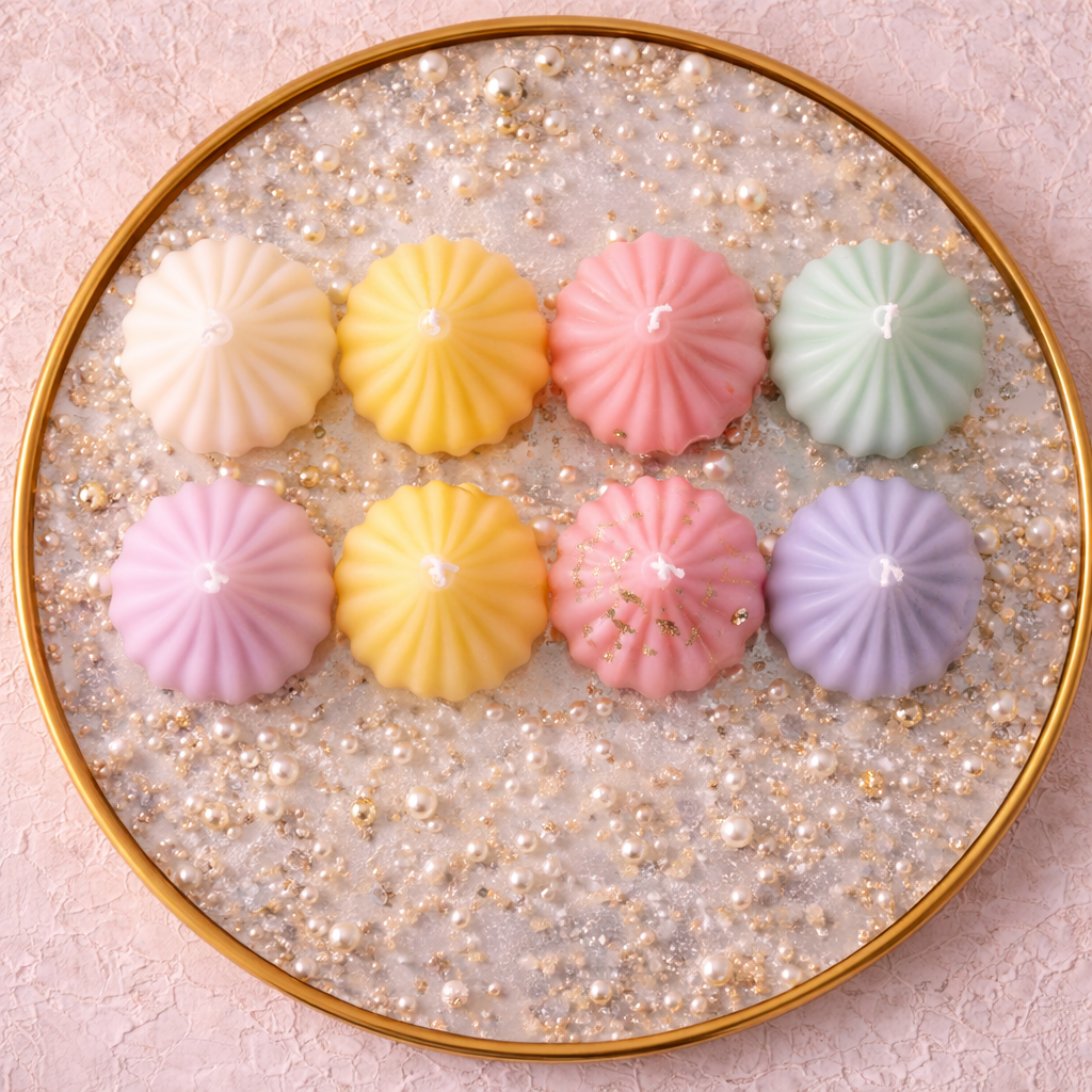 Divine Modak Candle Set of 8 by Candleroma additional festive pooja candle image