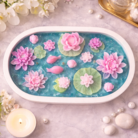 Lotus Pond Serenity Candle by Candleroma additional aqua pond candle image