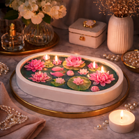 Candleroma Lotus Pond Serenity Candle for luxury table décor and gifting