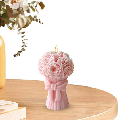Rose Bouquet Silicone Candle Mould
