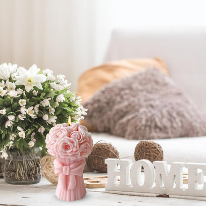 Rose Bouquet Silicone Candle Mould