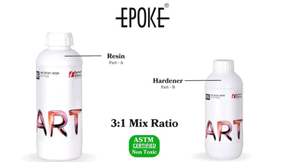 Crystal Clear Epoxy Art Resin Kit