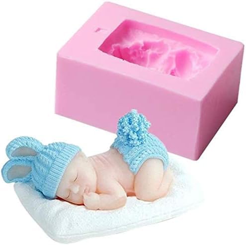 3D Sleeping Baby Silicone Mould