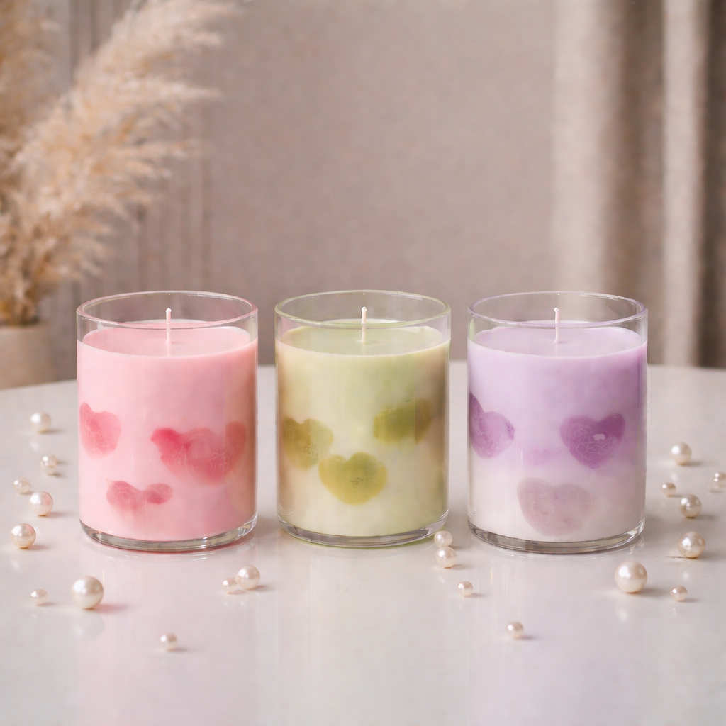 Sweetheart Latte Jar Candle by Candleroma handmade dessert inspired soy candle