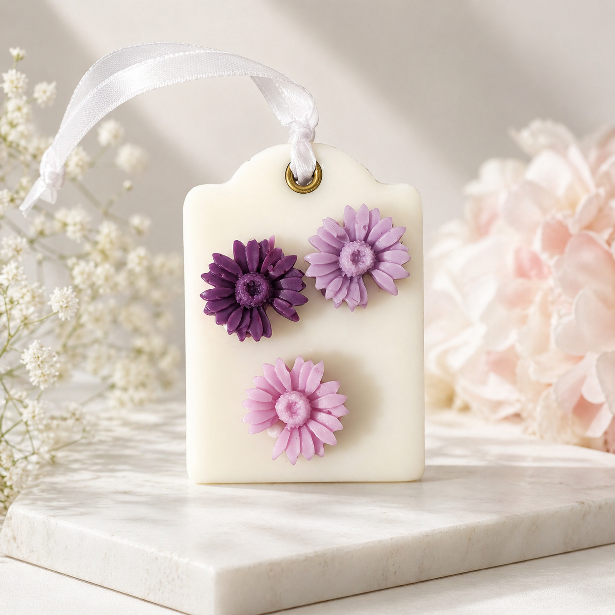 Velvet Petal Aroma Sachet by Candleroma handmade floral wax sachet