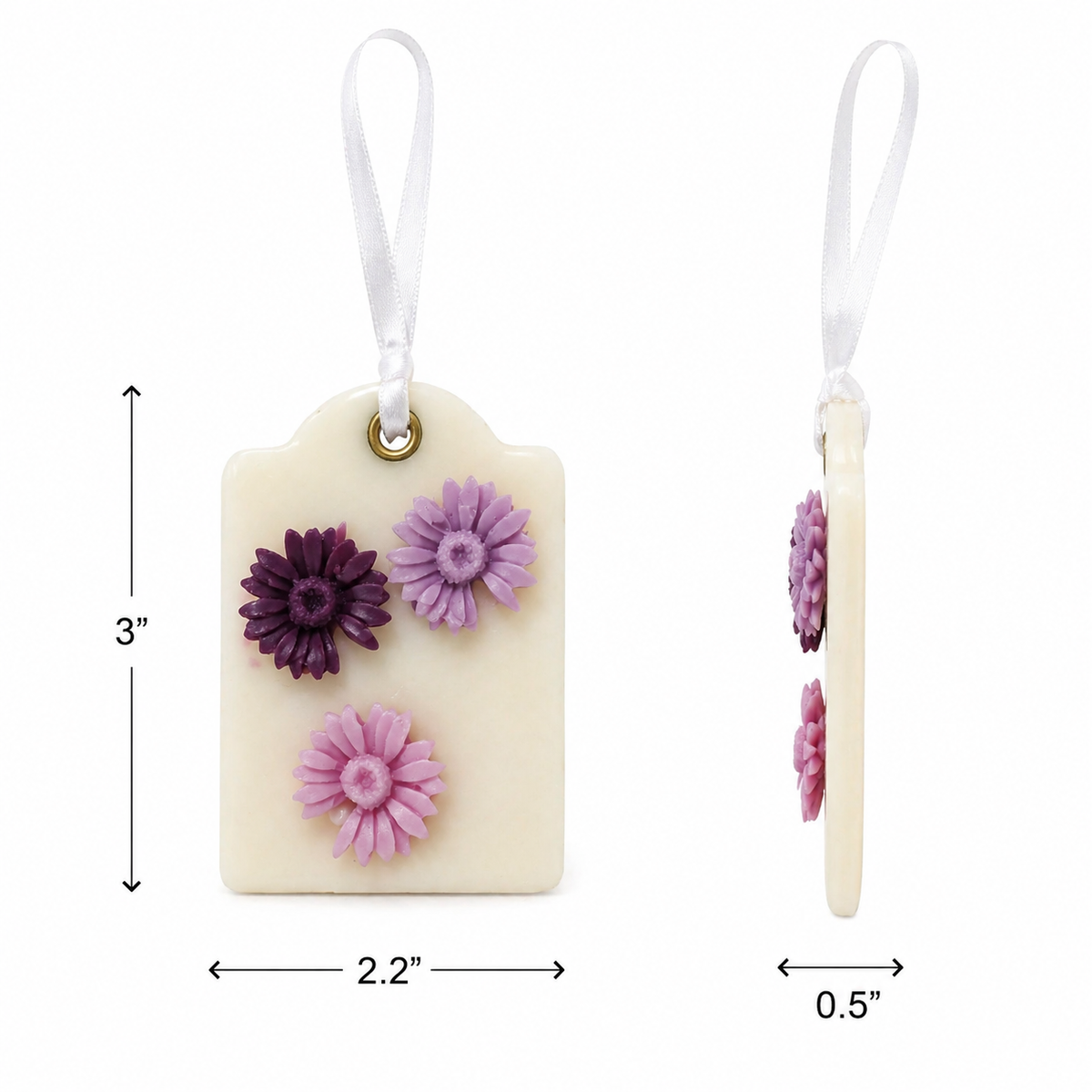 Handmade velvet petal wax sachet by Candleroma for wardrobe fragrance