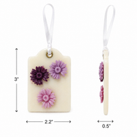 Handmade velvet petal wax sachet by Candleroma for wardrobe fragrance