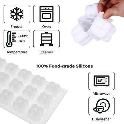 Bubble Cube Candle Mould -15 Cavity